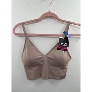 NWT Maidenform Seamless Bralette Bra Women's XL Evening Blush Wireless Pullover